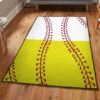 Baseball America Bedroom Rugs, Baseball And Softball Rug