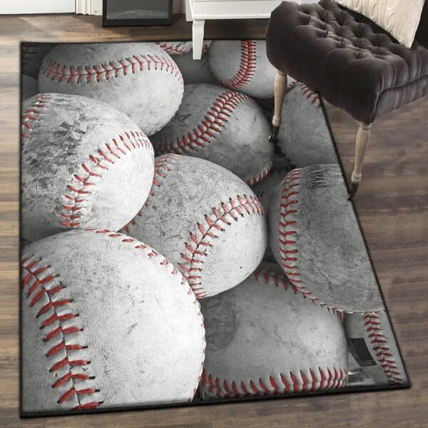 Baseball America Bedroom Rugs, Baseball Area Rug