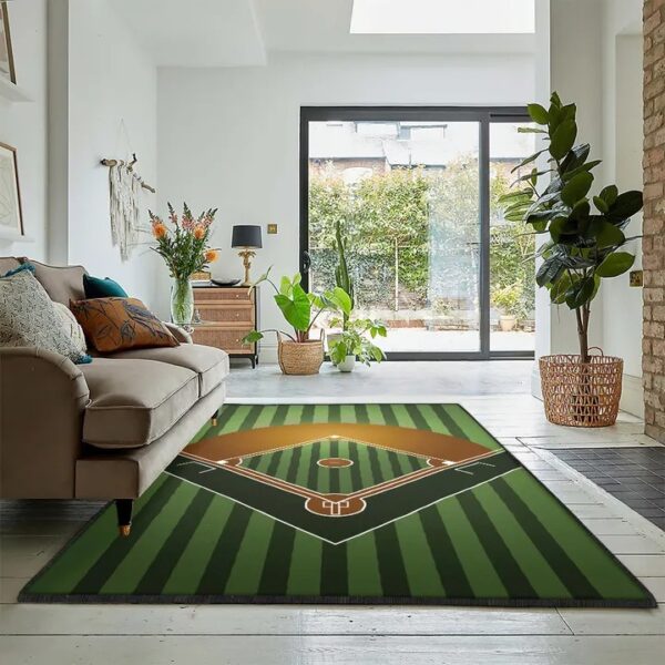 Baseball America Bedroom Rugs, Baseball Rug
