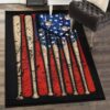 Baseball America Carpets For Living Room, Baseball American Flag Rug