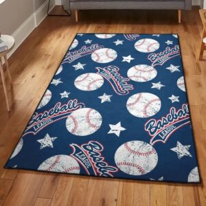 Baseball America Indoor Outdoor Carpet, Baseball Rug