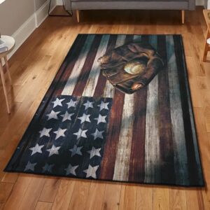Baseball America Large Area Rugs, Baseball Rug