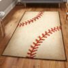 Baseball Area Rugs, Baseball Rectangle Rug