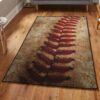 Baseball Living Room Rugs, Baseball Rug