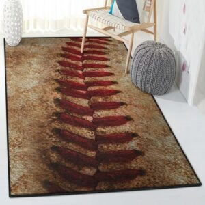 Baseball Living Room Rugs, Baseball Rug
