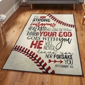 Baseball Modern Rugs, Baseball Rug for Bedroom, Living Room Home Décor