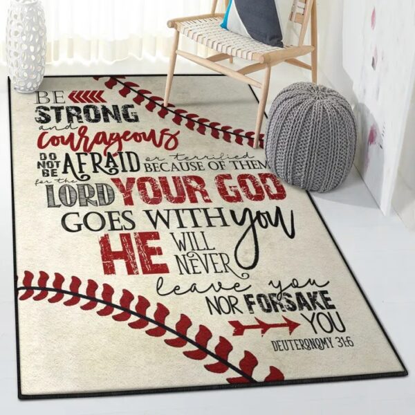 Baseball Modern Rugs, Baseball Rug for Bedroom, Living Room Home Décor