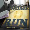 Baseball Non Shedding Area Rug, Baseball Rug