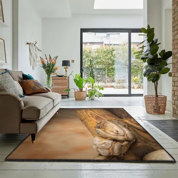 Baseball Washable Area Rugs, Baseball Ball Rug