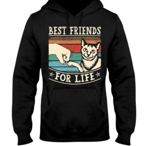 Cuddly Gift Shirt for Cat Lovers - Best Friends For Life