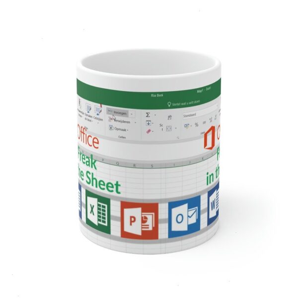 Excel Coffee Mug - Funny Freak in the Sheets Mug - Perfect Office Gift for Spreadsheet Lovers