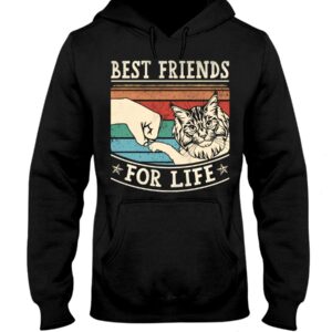 Feline Gift Shirt for Cat Lovers - Best Friends For Life