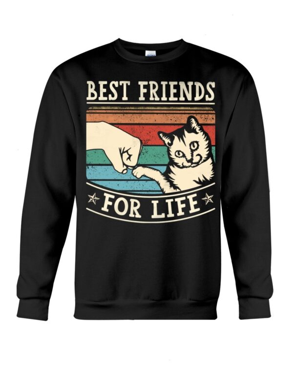 Fluffy Gift Shirt for Cat Lovers - Best Friends For Life
