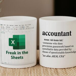 Freak in the Sheets Accountant Boss Gift Mug - Funny and Unique Mug for the Boss