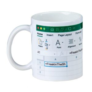 Freak in the Sheets Mug - Funny Coffee Mug for Excel Geeks and Accountants