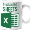 Funny Excel Mug - Unleash Your Inner Spreadsheet Freak - Perfect Gift for Work Colleagues or Friends