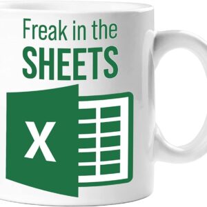 Funny Excel Mug - Unleash Your Inner Spreadsheet Freak - Perfect Gift for Work Colleagues or Friends