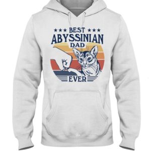 Gift Shirt for Cat Lovers - Best Abyssinian Dad Ever