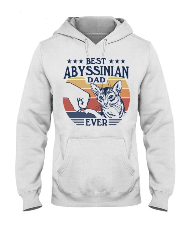 Gift Shirt for Cat Lovers - Best Abyssinian Dad Ever