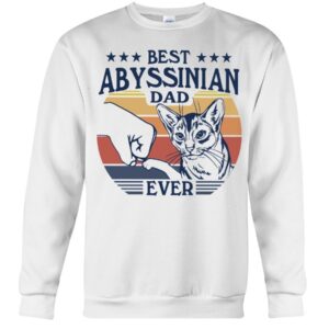 Gift Shirt for Cat Lovers - Best Abyssinian Dad Ever