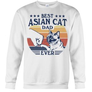 Gift Shirt for Cat Lovers - Best Asian Cat Dad Ever