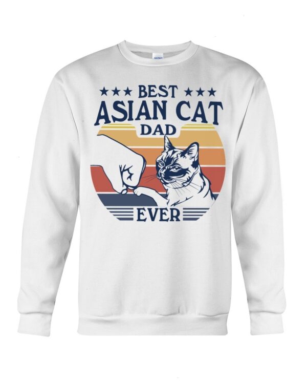 Gift Shirt for Cat Lovers - Best Asian Cat Dad Ever