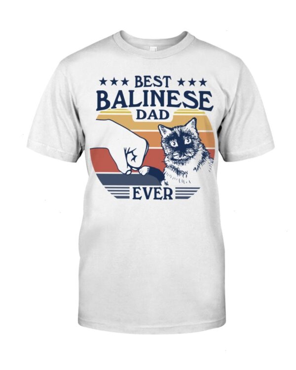 Gift Shirt for Cat Lovers - Best Balinese Dad Ever
