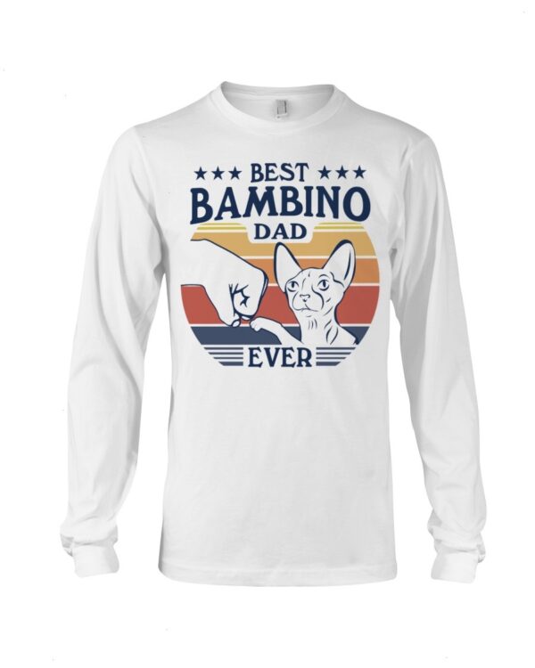 Gift Shirt for Cat Lovers - Best Bambino Dad Ever