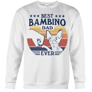Gift Shirt for Cat Lovers - Best Bambino Dad Ever