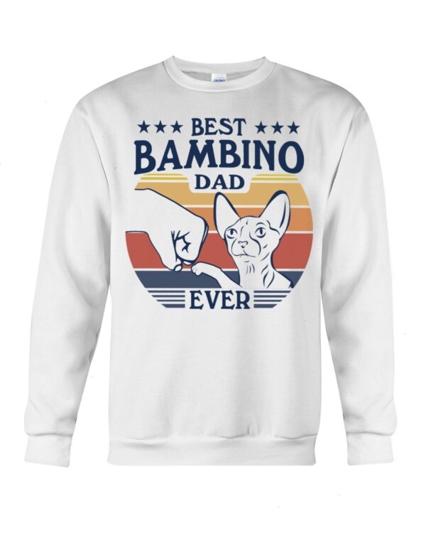 Gift Shirt for Cat Lovers - Best Bambino Dad Ever