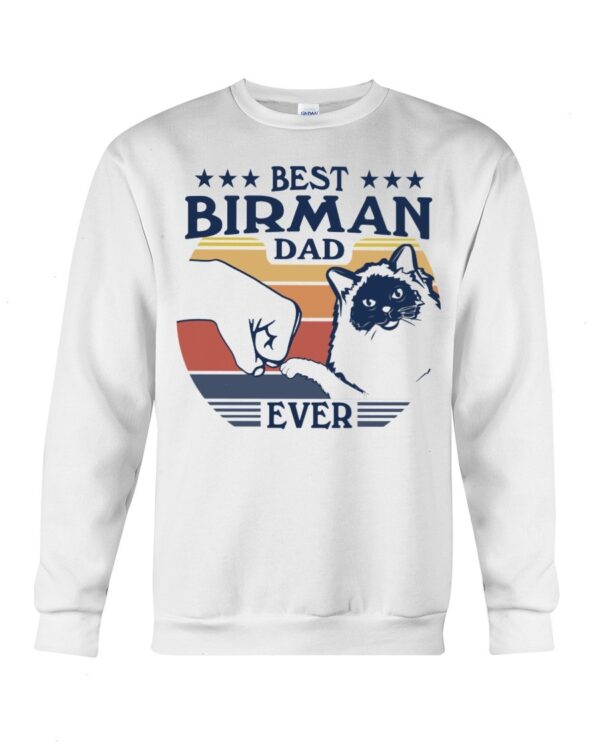 Gift Shirt for Cat Lovers - Best Birman Dad Ever