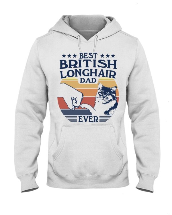 Gift Shirt for Cat Lovers - Best British Longhair Dad Ever