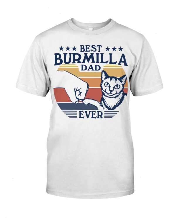 Gift Shirt for Cat Lovers - Best Burmilla Dad Ever