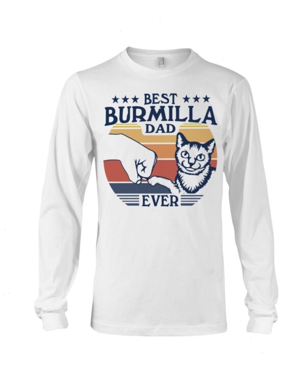 Gift Shirt for Cat Lovers - Best Burmilla Dad Ever