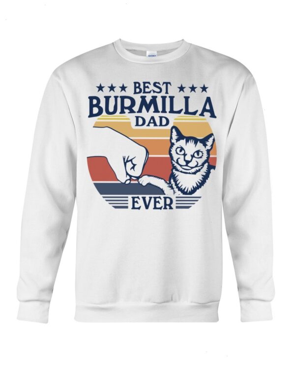 Gift Shirt for Cat Lovers - Best Burmilla Dad Ever