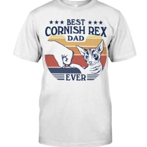 Gift Shirt for Cat Lovers - Best Cornish Rex Dad Ever