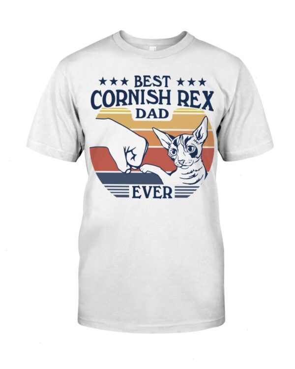 Gift Shirt for Cat Lovers - Best Cornish Rex Dad Ever