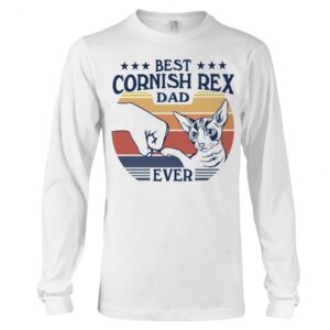Gift Shirt for Cat Lovers - Best Cornish Rex Dad Ever