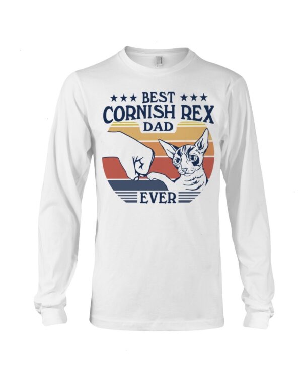 Gift Shirt for Cat Lovers - Best Cornish Rex Dad Ever