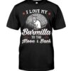 Gift Shirt for Cat Lovers - I Love My Burmilla To The Moon & Back