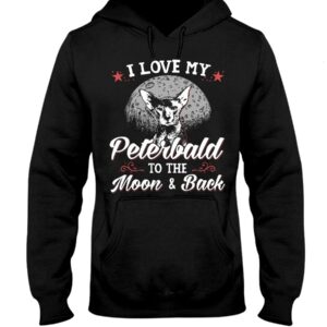 Gift Shirt for Cat Lovers - I Love My Peterbald To The Moon & Back