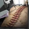 Home Run Large Living Room Rugs, Baseball Rug