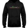 Hot Rod T Shirts Hoodie Sweatshirt with Quote Hot Rod Christmas Heartbeat for Hot Rod Lovers