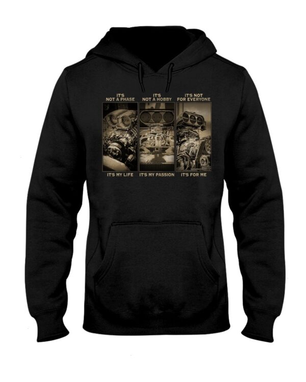Hot Rod T Shirts Hoodie Sweatshirt with Quote It's Not A Hobby It's My Passion for Hot Rod Lovers