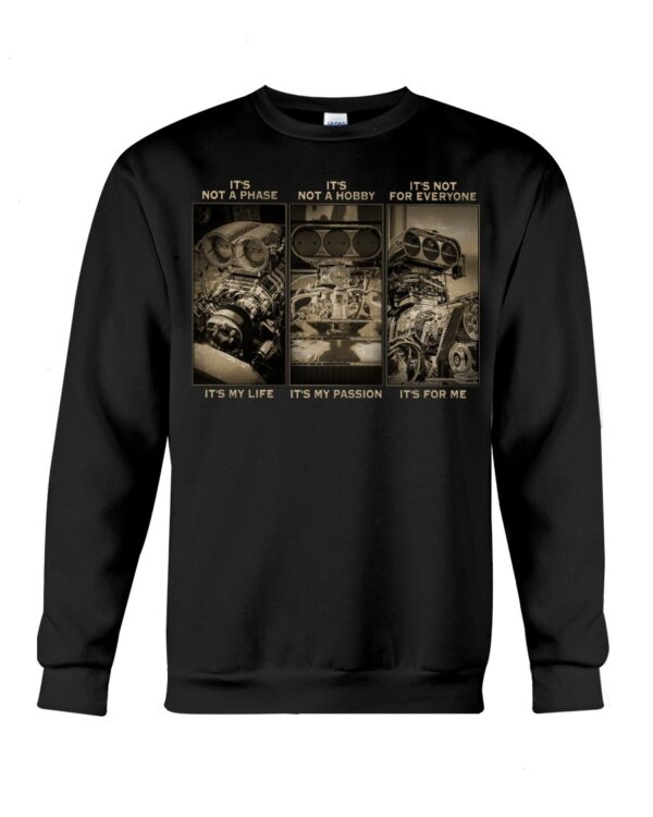 Hot Rod T Shirts Hoodie Sweatshirt with Quote It's Not A Hobby It's My Passion for Hot Rod Lovers