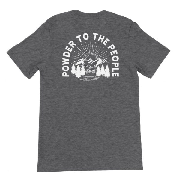 Mountains "Powder To The People" Crewneck Tee