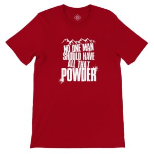 No One Man Snowboard T-shirt