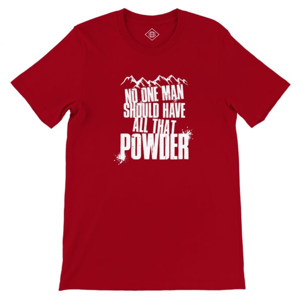 No One Man Snowboard T-shirt
