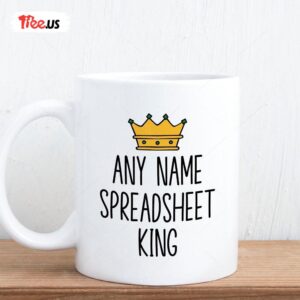 Personalised Freak in the Sheets Mug - Perfect Colleague Gift for Work Spreadsheet Kings