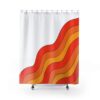Personalized Retro Shower Curtain For Groovy 60's 70's Hippie Bathroom Decor